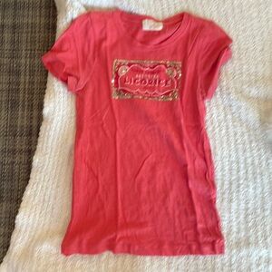 J crew sparkly graphic tee